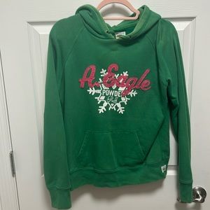 American Eagle Green Hoodie